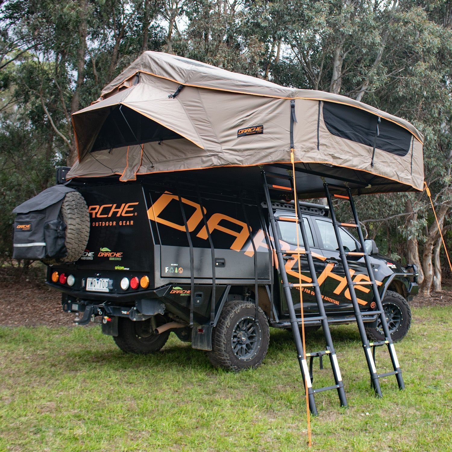 Darche Basecamp 2200, Softshell-Dachzelt für 4 Personen – Ansicht 5