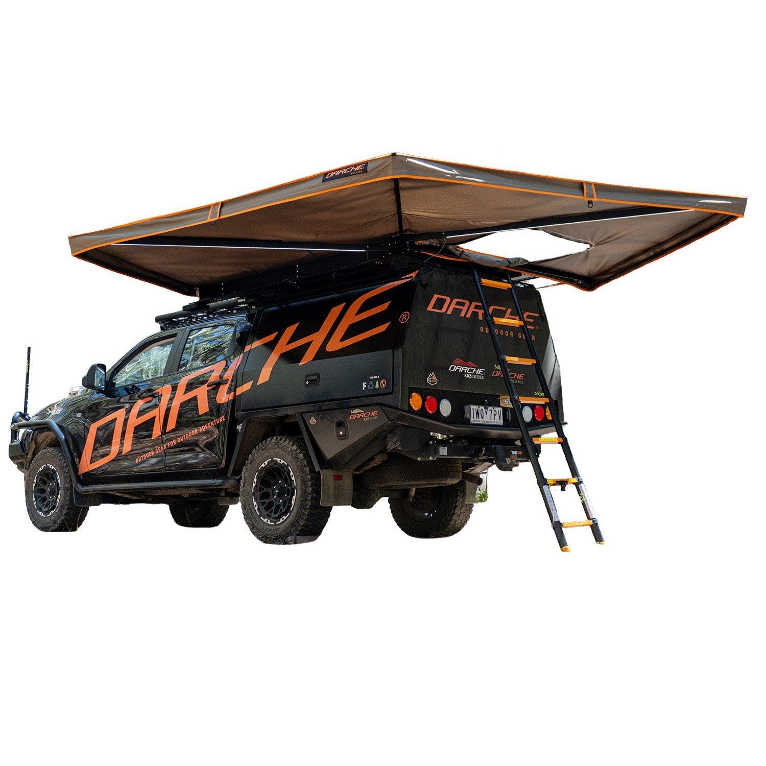 Darche Eclipse 270 Hardshell, 270°-Markise im Alu-Gehäuse, links – Ansicht 2